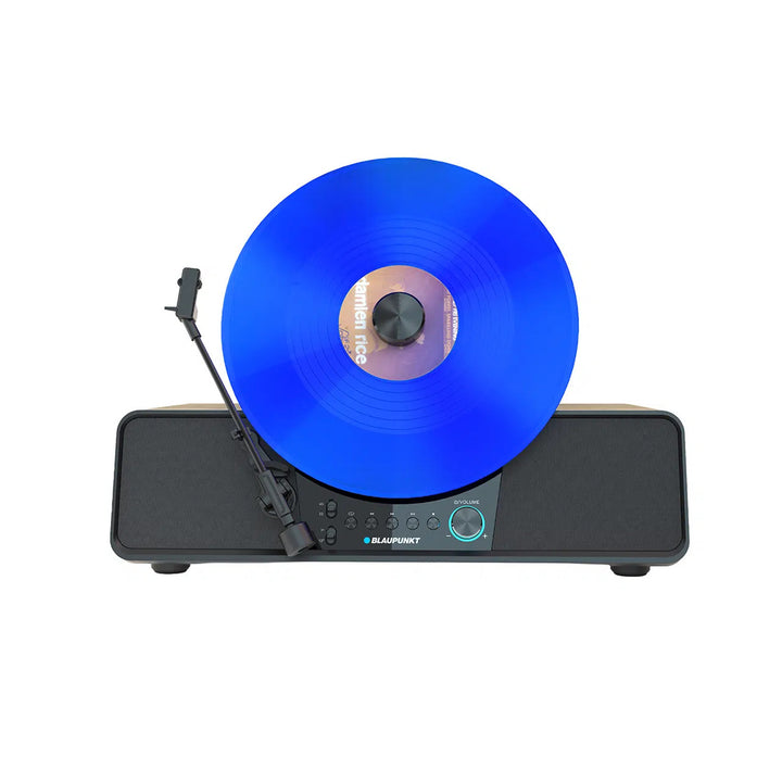 Blaupunkt Automatik-Plattenspieler, vertikal, BT, USB, Audio-Technica-Tonabnehmer, für 7"- und 12"-Platten, Varsovia VT200BT