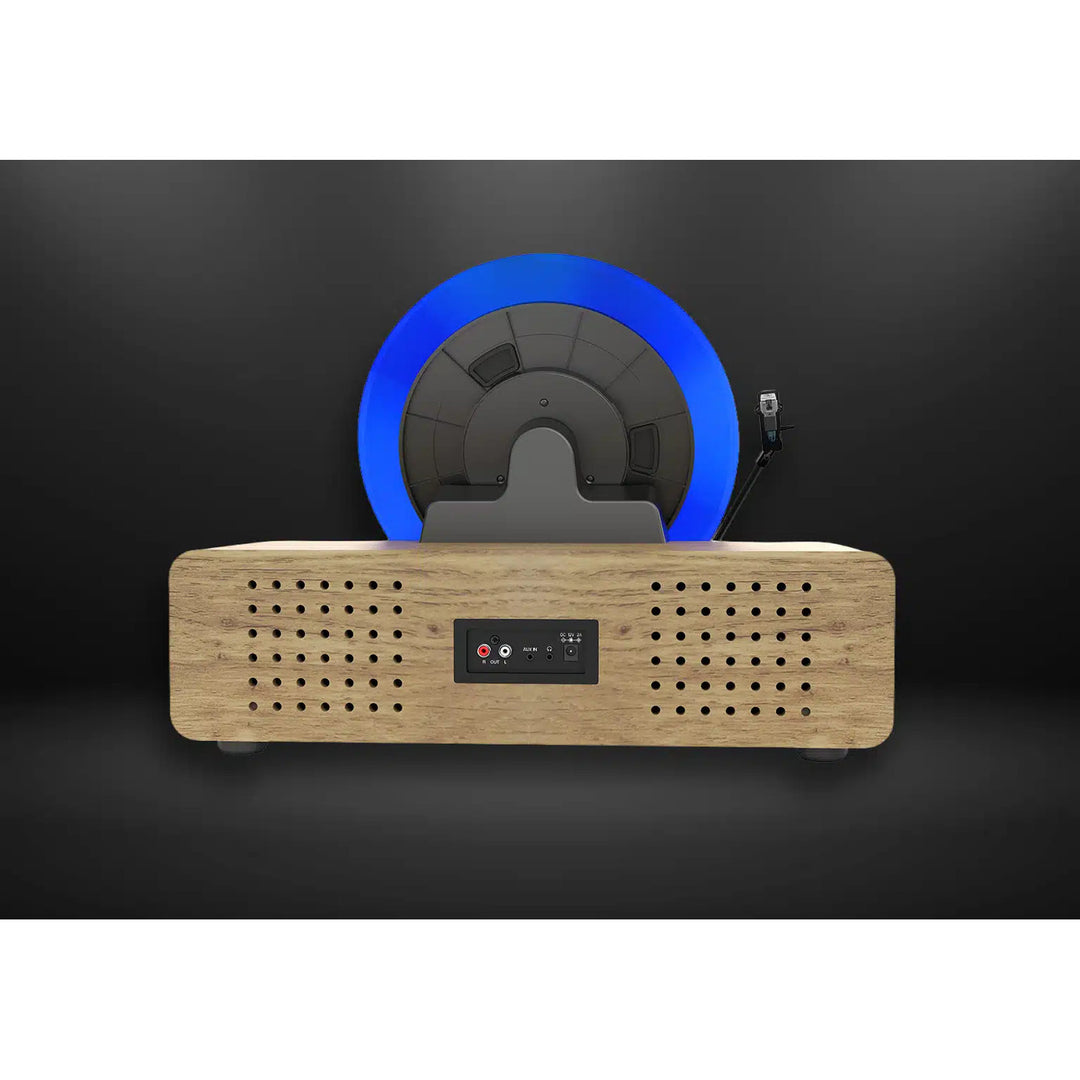 Blaupunkt Automatik-Plattenspieler, vertikal, BT, USB, Audio-Technica-Tonabnehmer, für 7"- und 12"-Platten, Varsovia VT200BT