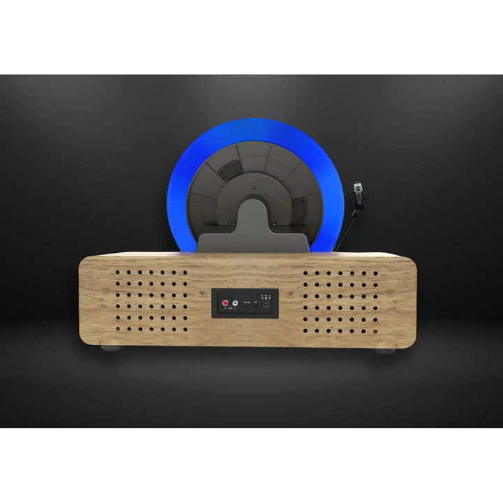 Blaupunkt Automatik-Plattenspieler, vertikal, BT, USB, Audio-Technica-Tonabnehmer, für 7"- und 12"-Platten, Varsovia VT200BT