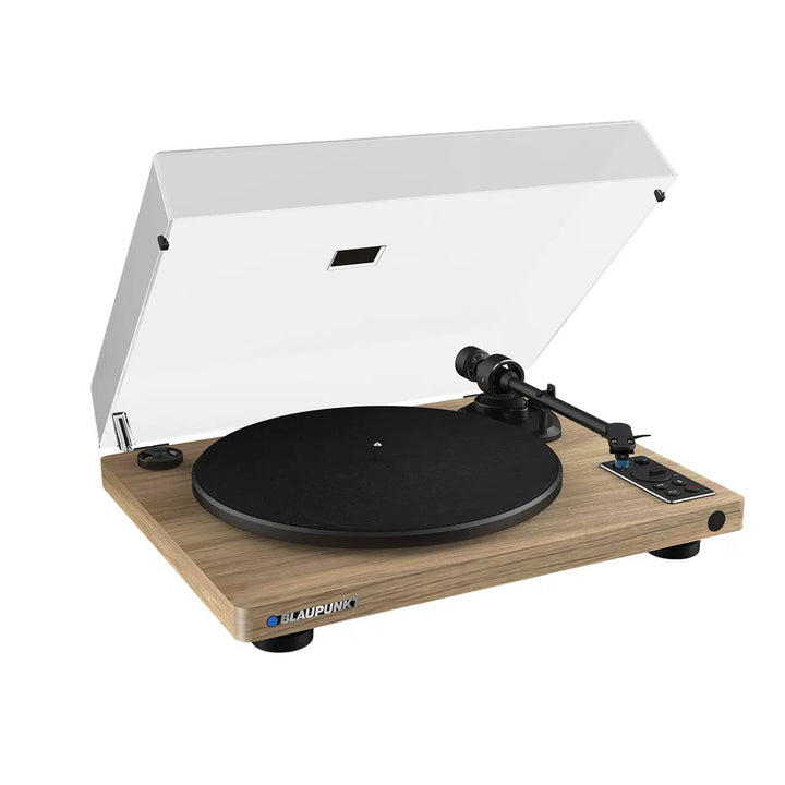 Blaupunkt Automatik-Plattenspieler, BT, USB, Audio-Technica-Tonabnehmer, für 7"- und 12"-Platten, Varsovia AT100BT