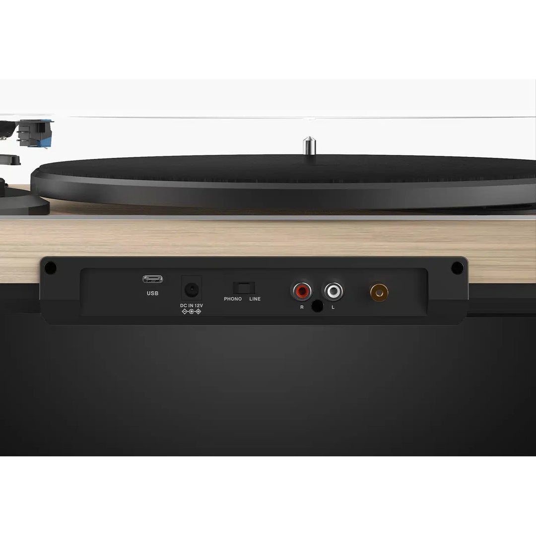 Blaupunkt Automatik-Plattenspieler, BT, USB, Audio-Technica-Tonabnehmer, für 7"- und 12"-Platten, Varsovia AT100BT