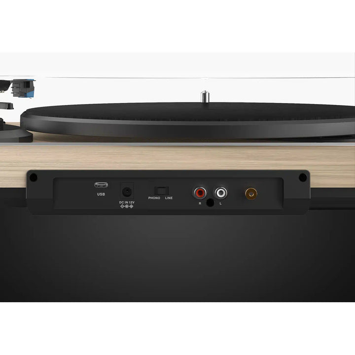Blaupunkt Automatik-Plattenspieler, BT, USB, Audio-Technica-Tonabnehmer, für 7"- und 12"-Platten, Varsovia AT100BT