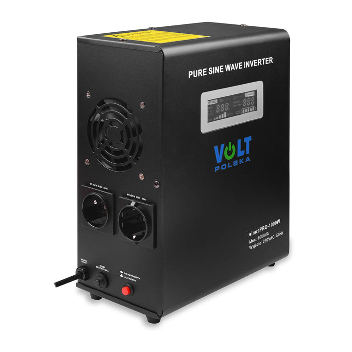 Notstromversorgung Sinus Pro 1000 W, 12/230 V, Dauerleistung 700 W, Gesamtleistung 1000 VA, 3SP100012W