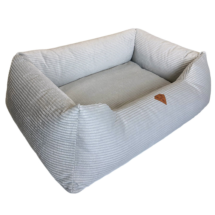Premium corduroy dog bed, 120x100 cm, removable cover, Dogs4life