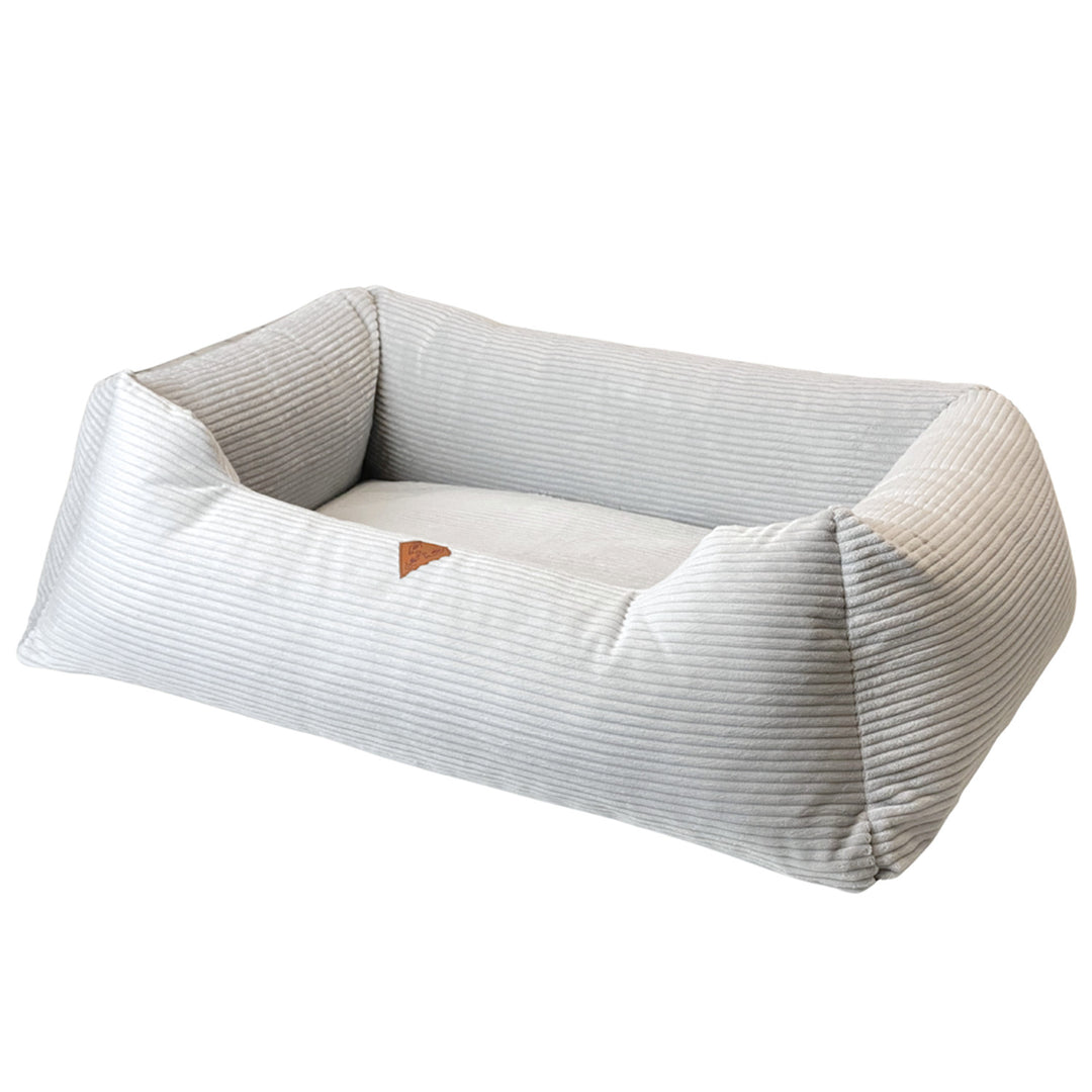 Premium corduroy dog bed, 120x100 cm, removable cover, Dogs4life