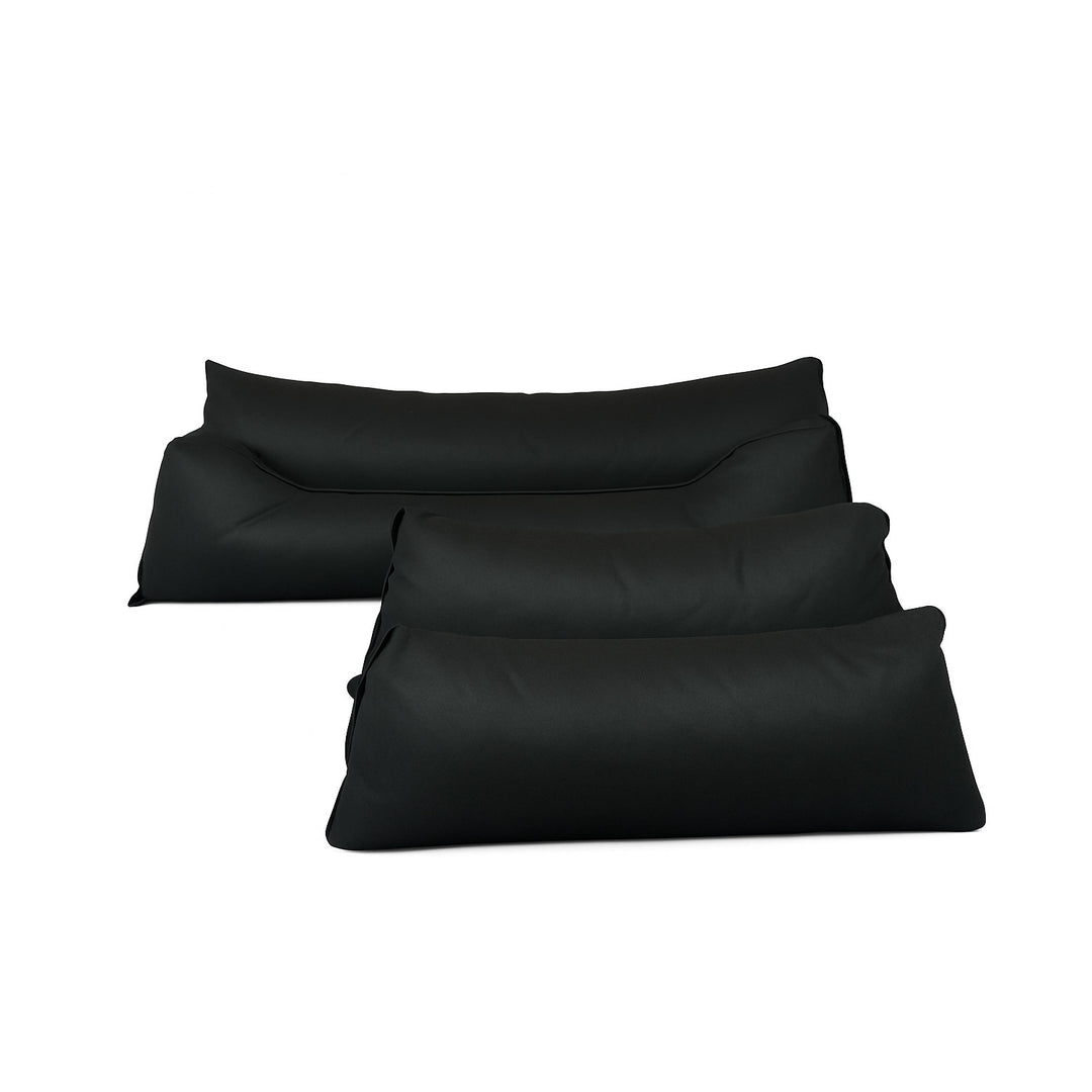 Dog bed, 100x75, waterproof, gold bones, detachable, Dogs4life