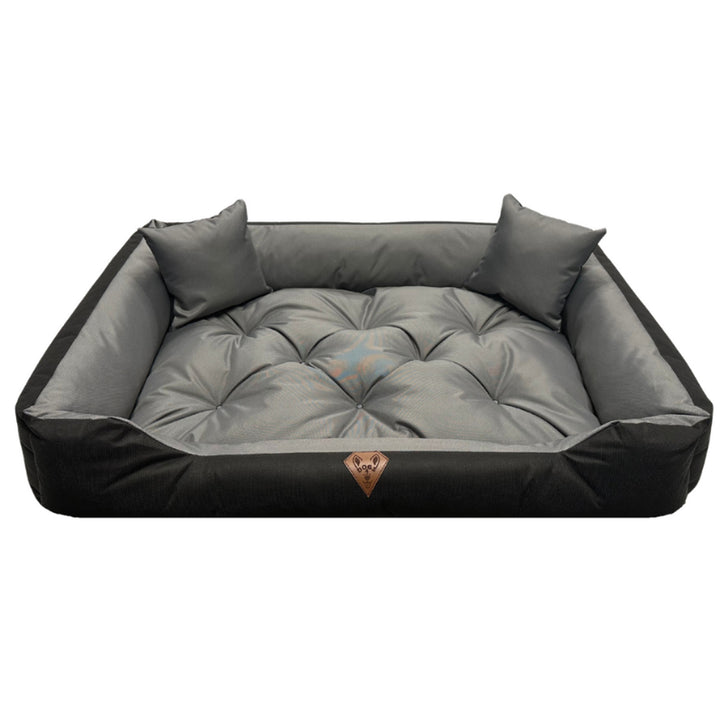 Dog Bed 75x65, Basic, Gray, Waterproof, Dogs4life