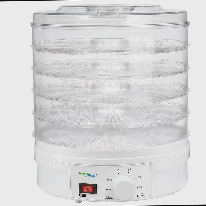 GreenBlue GB190 Déshydrateur Fruits Légumes 350W - 5 Plateaux - 35 à 70°C Contrôle de Température Réglable