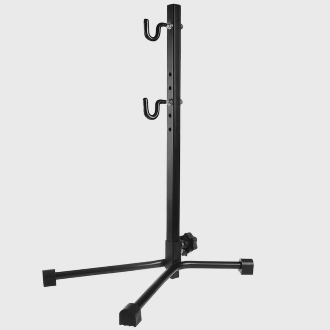 Maclean Bicycle Service Floor Mount Steel Adjustable Height 20kg MTB Bikes Wheels up to 27.5"