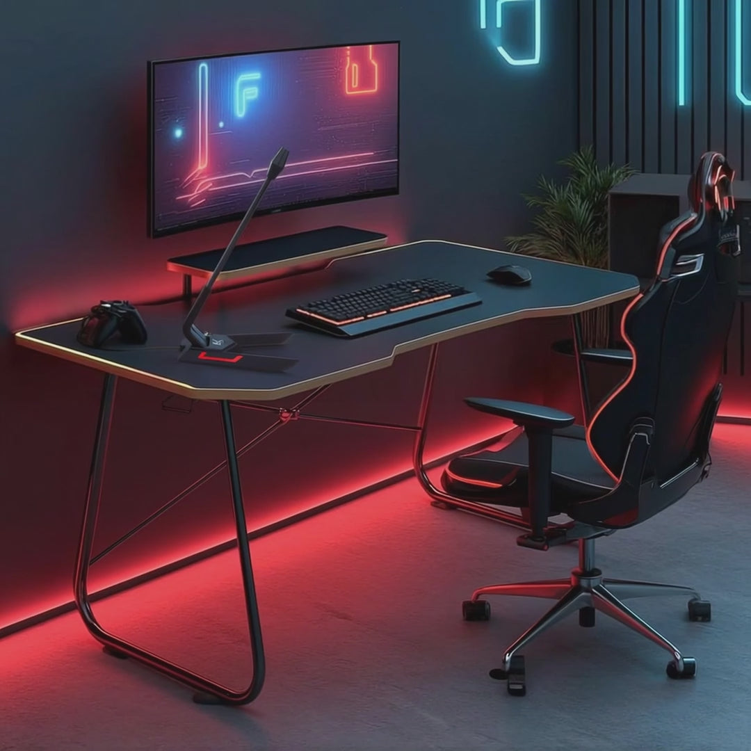 NanoRS RS710 Gaming Microphone Desktop Mic YouTube Streaming USB LED Backlight Windows