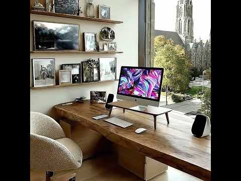 Maclean MC-930 Monitor Stand Laptop Stand Screen Riser Desk Attachment Screen Stand up to 20kg 50x24x12cm