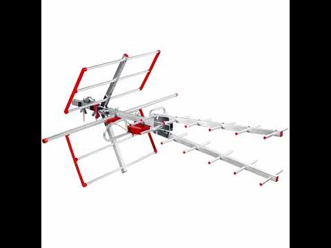 Antenne directionnelle/ extérieure TV DVB-T2 HEVC combo UHF VHF Maclean MCTV-855 filtre LTE