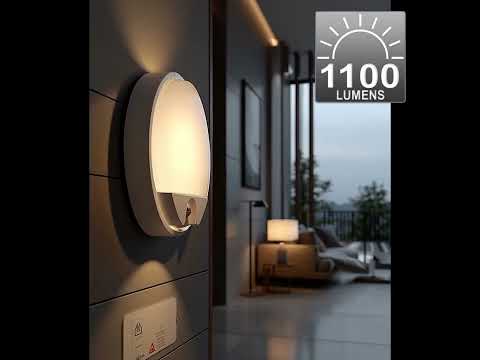 Maclean MCE291 W Wall LED Infrared Motion Sensor LED Wall Lamp Indoor Outdoor Lighting 15W Waterproof Dustproof