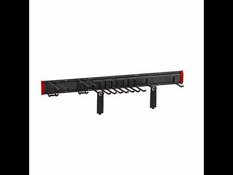 Maclean Wall-Mounted Tool Organizer, steel, max. load 228 kg, width 1222 mm, MC-179