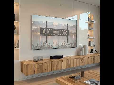 Maclean TV-Halterung, max VESA 600x400, 32-90", 80kg, Neigungsverstellung +15°~-15°, MC-421