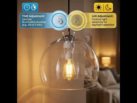 PIR Infrared Motion Sensor Detector Lamp Bulb Holder E27 LED Light Socket Switch MCE24
