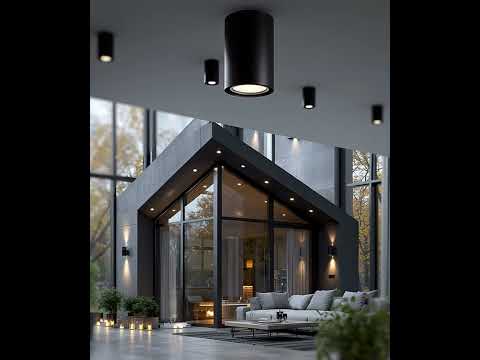 GU10 MCE422 B halogen spot mounted luminaire, 80x115mm, aluminum