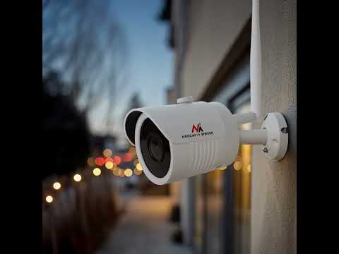 IPC WiFi Security Camera  IP67 Night Surveillance CMOS Sensor App LED ONVIF