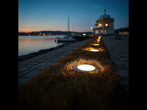 Maclean MCE318 LED Solar Bodenleuchten mit Erdspieß 12 LED SMD Neutralweiß 4000K 0,7W Solarlampe für Außen Wegeleuchte Gartenleuchten IP44 (1x Stück)