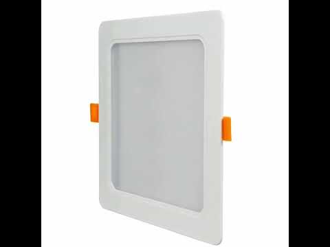 Maclean MCE374 S Panel LED de techo, Montaje empotrado SLIM, 18W, blanco neutro 4000K, 170*170*26mm, 1900lm