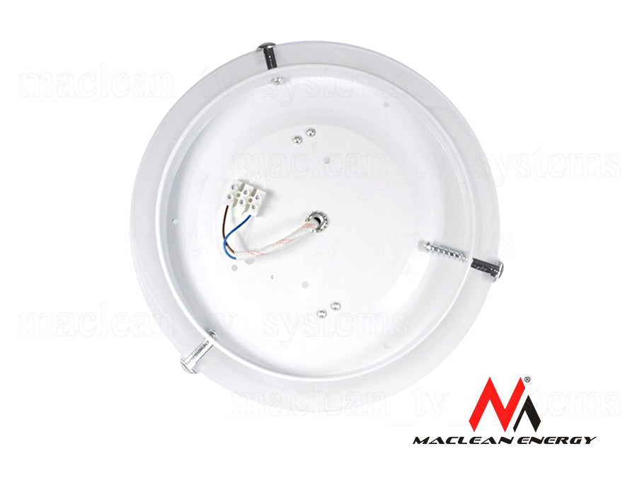 Maclean - MCE22 - Ceiling Sensor Pir Infrared Lamp 2x40w E27 White