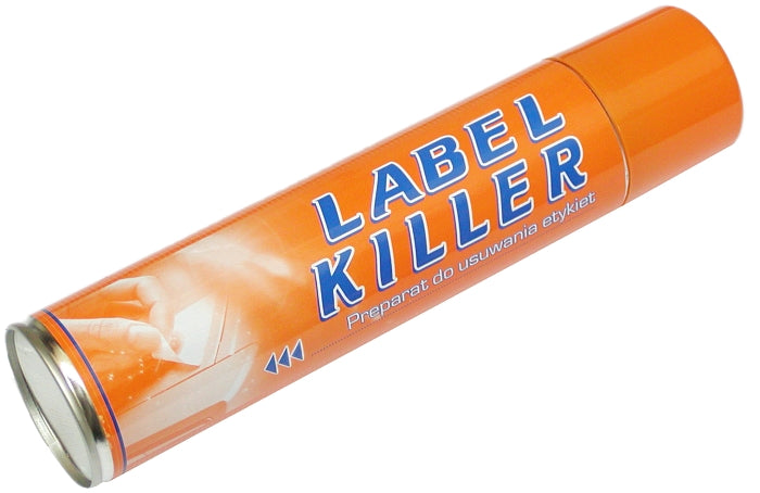 Spray Label Killer per rimuovere le etichette del Label Killer