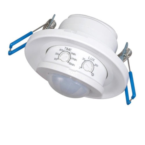 MACLEAN MCE130 Détecteur de mouvement de plafond infrarouge 360º Flush-Mount 6M IP20