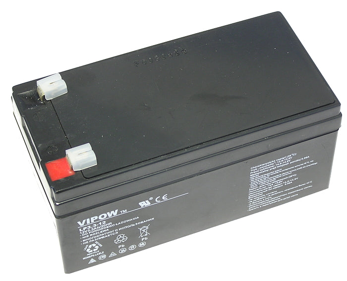 12V Vipow-gelbatterij 3,3 Ah divers gebruik 3,3 Ah