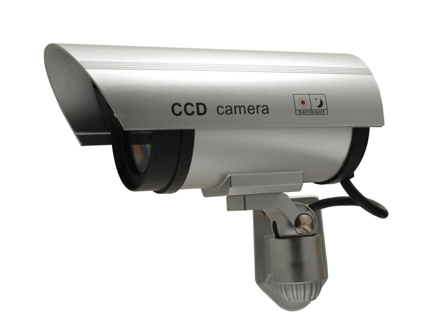 Dummy horn camera, IR LEDs, silver, IR1100S