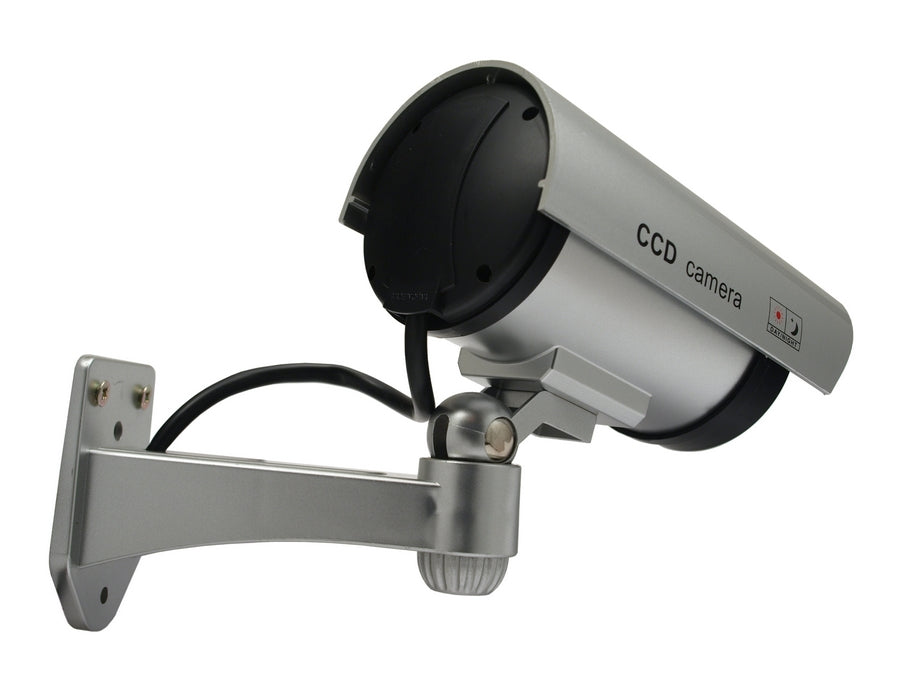 Dummy horn camera, IR LEDs, silver, IR1100S