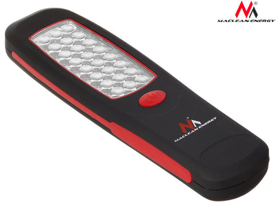 Maclean MCE03 Lampada LED da officina Forte gancio magnetico 24 diodi Luce LED Custodia in ABS Pratico portatile