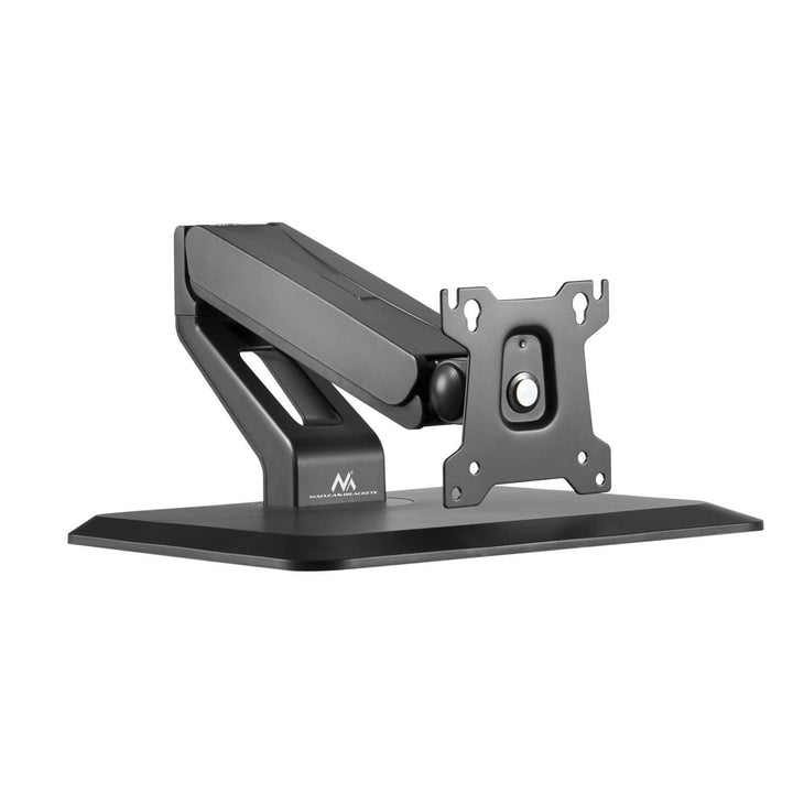 Support pour écran tactile avec base Support pour écran 17"-32" Bras pour écran Autoportant Pivotant Inclinable Rotation VESA 75x75 100x100 jusqu'à 10kg