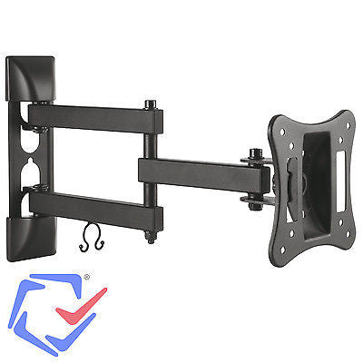 Maclean MC-719 TV Wall Mount Bracket Holder LCD LED Plasma Tiltable 13'' - 27" 15 kg