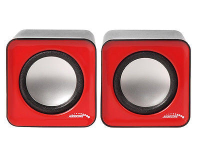 AudioCore AC870 PC Speintes Stéréo ordinateur portable compact compact 2.0 USB 6W 2 x 3W 3,5 mm Jack