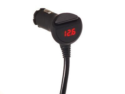 Maclean MCE117 Autolader voltmeter sigarettenaansteker verdeler 3-voudig stopcontact 4xUSB 2 x 2,4A en 2 x 1A 5V KFZ