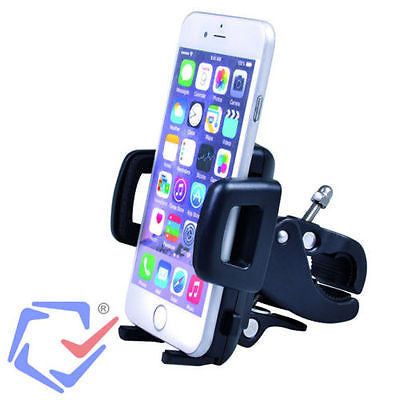 Maclean MC-684 Universal Bike Phone Mobile Phone Smartphone Holder - Moustre de guidon - Rotation complète