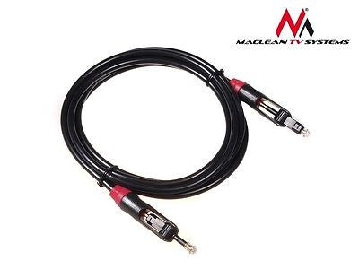 Maclean MCTV-642 Optical Cable DIGITAL T-T TOSLINK - 0.5m Rotating Connectors