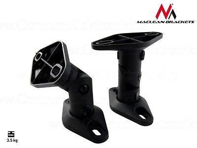 Maclean MC-528 Wall Mount Speaker Bracket 2 PCS Adjustable Universal Solid