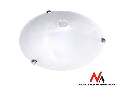 MacLean - MCE22 - Capteur de plafond PIR PIR LAMPE INFRARGE 2X40W E27 WHITE