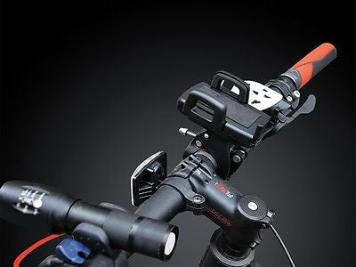 Maclean MC-684 Universal Bike Mobile Phone Smartphone Holder - Handlebar Mount - Full Rotation