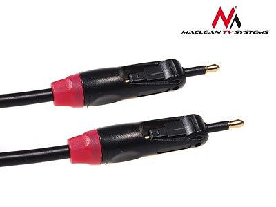 Maclean MCTV-642 Optical Cable DIGITAL T-T TOSLINK - 0.5m Rotating Connectors