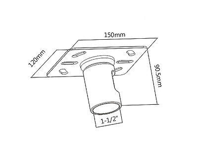 Support de plafond pour deux téléviseurs  23''- 42'' charge maximale 50kg Maclean MC-702