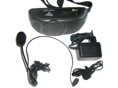 Ein portables Silikon-Headset mit einem Azusa-Mikrofon