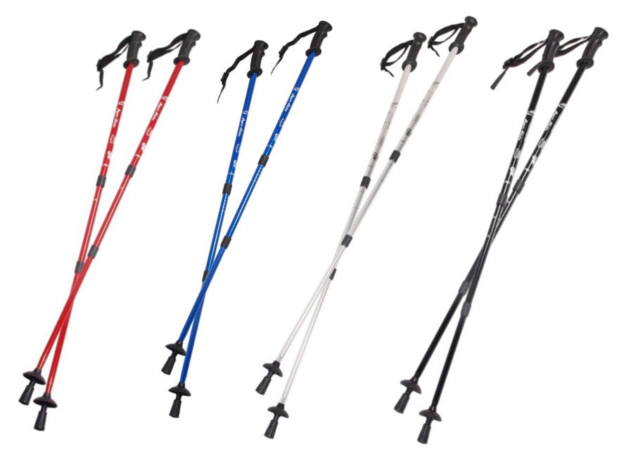 + Pedometer Promedix Nordic Walking Stöcke 65-135cm