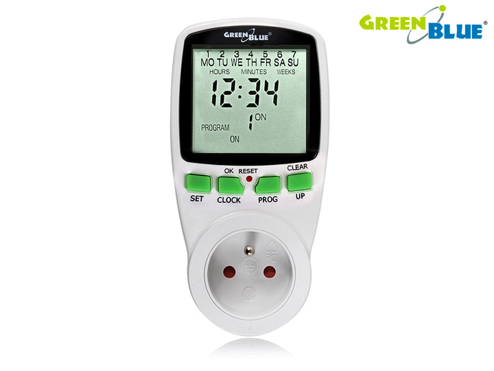 Zeitschaltuhr – GreenBlue GB105 digitaler Timer 16 Programme, max. 240 Programme