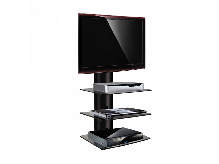 Triple shelf for DVD / tuner / console D-51 Art 543x355x445mm