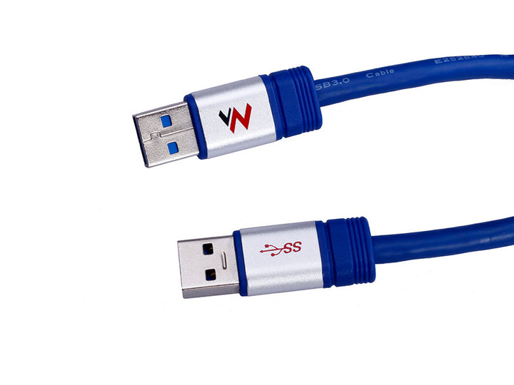 Maclean MCTV-606 Premium Cable USB 3.0 de 1,8 m Carga de transferencia de datos AM 5 Gb/s