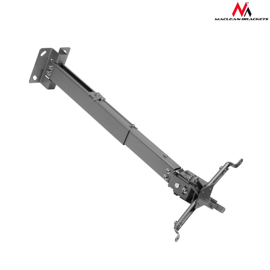 Maclean MC -581 Soporte de montaje de techo de proyector universal - Extendiendo longitud ajustable 430 mm - 650 mm inclinado +15 ° / -15 °