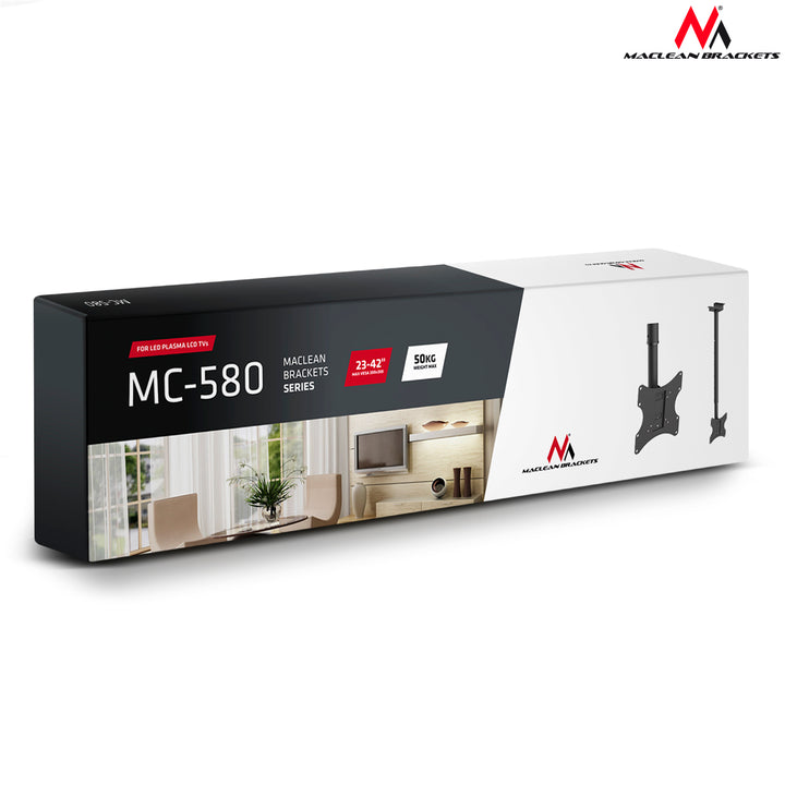 Maclean MC-580 High Quality Ceiling TV LCD / LED max. 50kg 17" - 37"