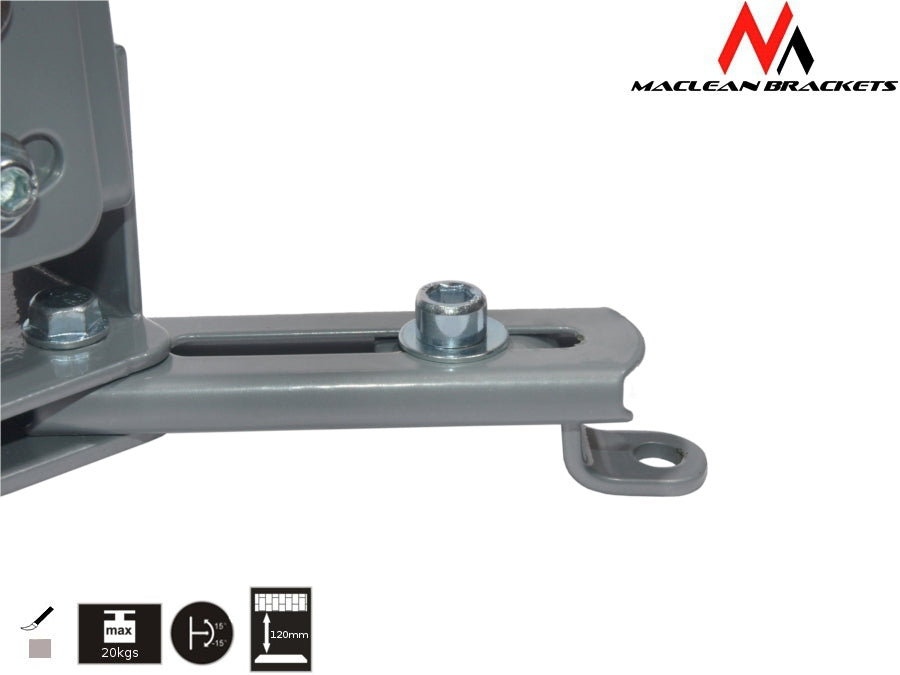 MacLean MC-582 Universal Projector Plafond Mount Max. 20kg kantelen -15 ° / +15 ° hoge kwaliteit